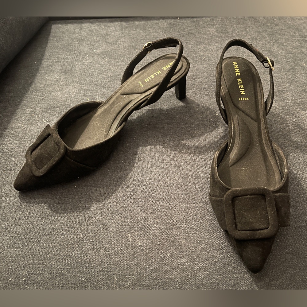 Anne Klein Flex Slingback Kitten Heels